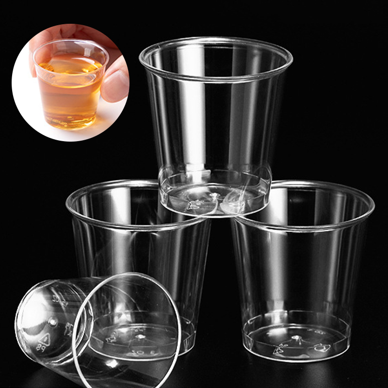 Plastic Cup 50Pcs - 50 шт. миниатюрных прозрачных одноразовых пластиковых