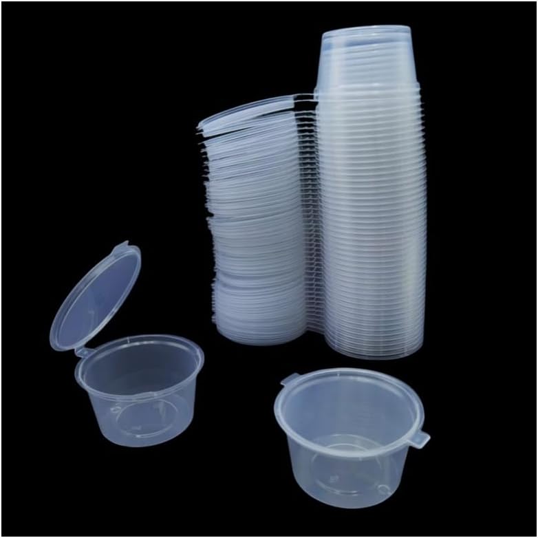 Plastic Cup 50Pcs - Одноразовые прозрачные пластиковые стаканчики для соуса