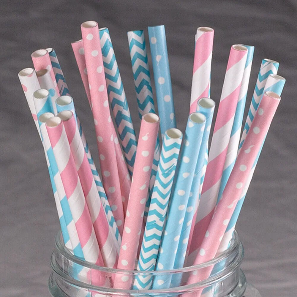 Соломинки для оптовой упаковки – обзор и цена Paper Straw Color