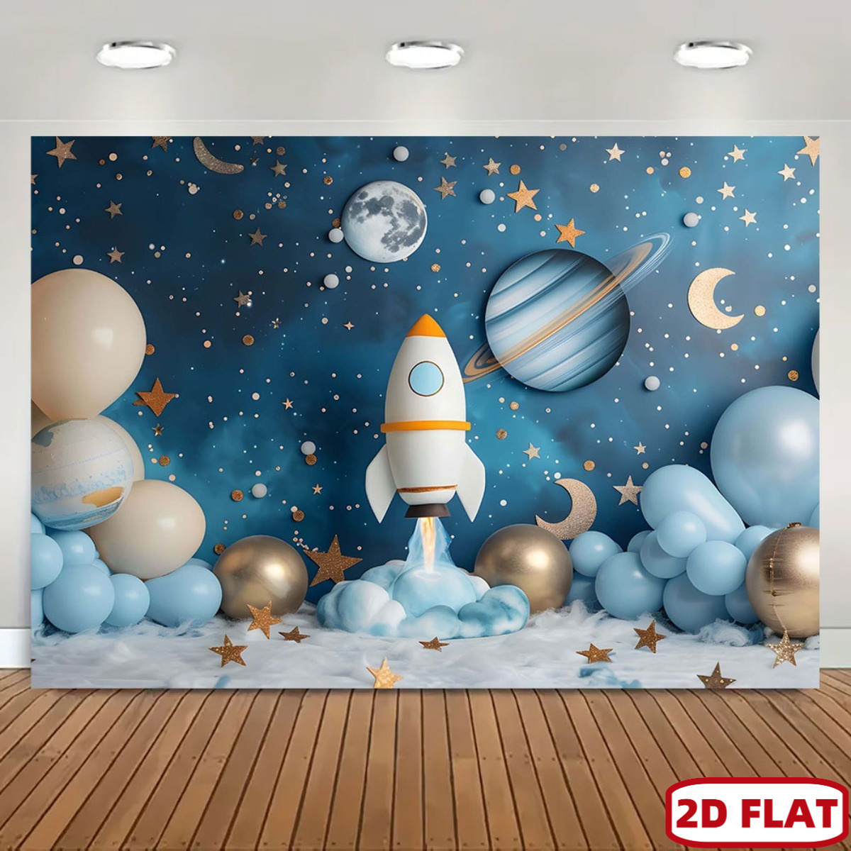 2D плоский 1 шт. космический т – обзор и цена Event Launch Party
