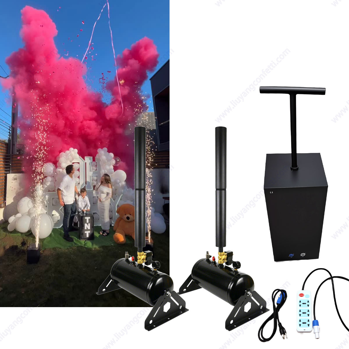 Конфетти Стример Детский Душ М – обзор и цена Confetti Cannon Tube
